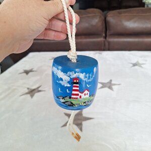 Lighthouse Painted Lobster Foam Buoy Coastal Beach Nautical‎ Décor Derby, CT